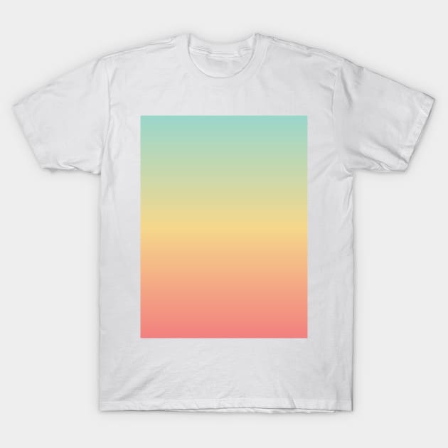 Tricolor Gradient. T-Shirt by ColorKingdom